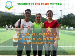 INTERN RECRUITMENT – JANUARY 2020